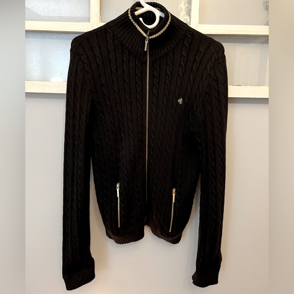 Ralph Lauren zip sweater jacket.